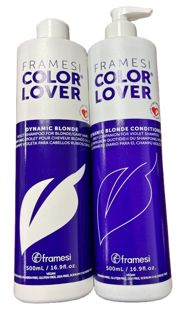 Framesi Color Lover Dynamic Blonde Shampoo/Conditioner 16.9oz Duo