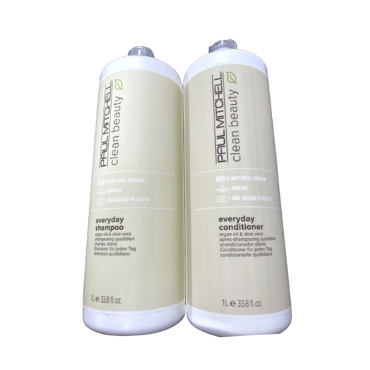 Paul Mitchell Clean Beauty Everyday Shampoo/Conditioner Liter Duo